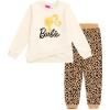 imageBarbie Fleece Crossover Sweatshirt and Jogger Pants Outfit SetCheetah