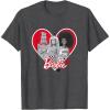 imageBarbie Red Heart TShirtDark Heather Grey