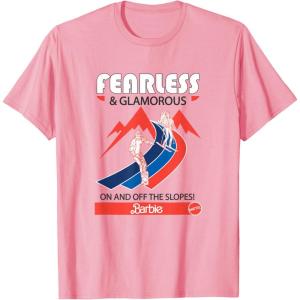imageBarbie  Fearless and Glamorous On and Off The Slopes TShirtPink