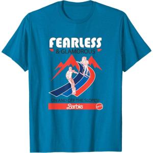 imageBarbie  Fearless and Glamorous On and Off The Slopes TShirtSapphire Blue