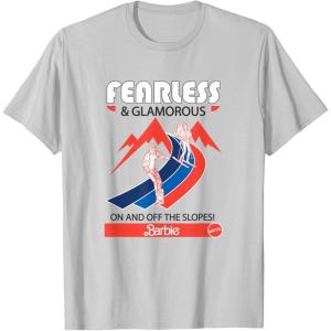 imageBarbie  Fearless and Glamorous On and Off The Slopes TShirtSilver Grey