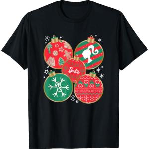 imageBarbie  Holiday Ornaments TShirtBlack