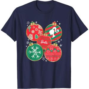 imageBarbie  Holiday Ornaments TShirtNavy Blue