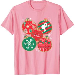 imageBarbie  Holiday Ornaments TShirtPink