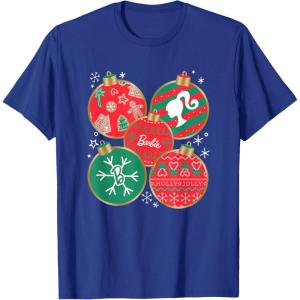 imageBarbie  Holiday Ornaments TShirtRoyal Blue