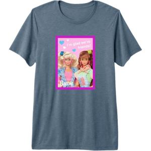imageBarbie  Im Glad Were Friends Valentine Premium Triblend TShirtSlate Grey