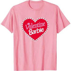 imageBarbie  Valentine Barbie Heart TShirtPink