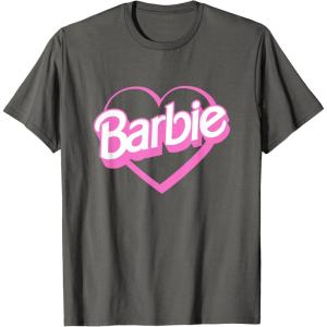imageBarbie Heart TShirtAsphalt Grey