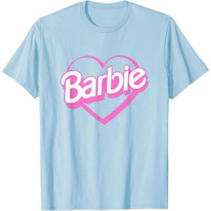 imageBarbie Heart TShirtBaby Blue