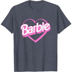 imageBarbie Heart TShirtHeather Blue
