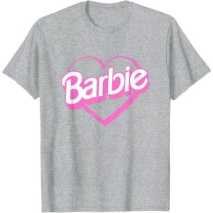 imageBarbie Heart TShirtHeather Grey