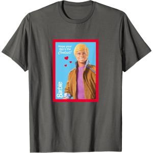 imageBarbie Ken  Hope Your Days the Coolest Valentine UnisexAdult TShirt Black Small Short Sleeve Cotton 80 Polyester 20 Valentines DayAsphalt Grey