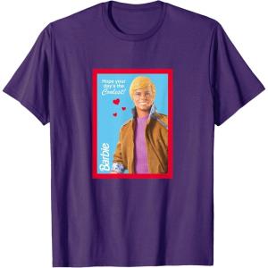 imageBarbie Ken  Hope Your Days the Coolest Valentine UnisexAdult TShirt Black Small Short Sleeve Cotton 80 Polyester 20 Valentines DayPurple