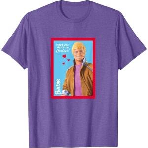 imageBarbie Ken  Hope Your Days the Coolest Valentine UnisexAdult TShirt Black Small Short Sleeve Cotton 80 Polyester 20 Valentines DayPurple Heather