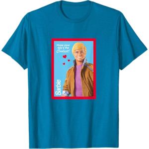 imageBarbie Ken  Hope Your Days the Coolest Valentine UnisexAdult TShirt Black Small Short Sleeve Cotton 80 Polyester 20 Valentines DaySapphire Blue