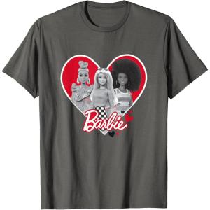 imageBarbie Red Heart TShirtAsphalt Grey