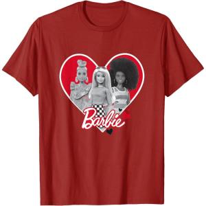 imageBarbie Red Heart TShirtCranberry Red