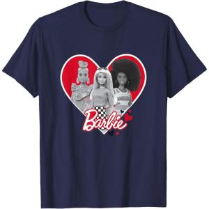 imageBarbie Red Heart TShirtNavy Blue