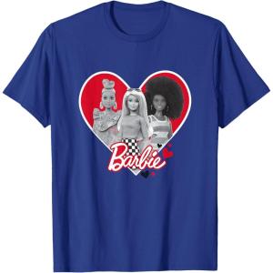 imageBarbie Red Heart TShirtRoyal Blue