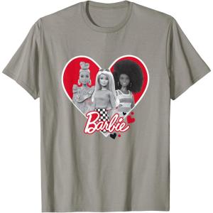 imageBarbie Red Heart TShirtSlate Grey