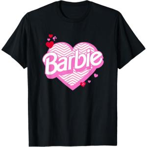 imageBarbie Valentines Day Heart TShirtBlack