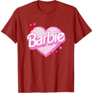 imageBarbie Valentines Day Heart TShirtCranberry Red