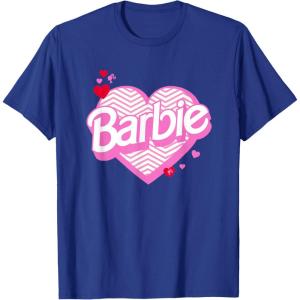 imageBarbie Valentines Day Heart TShirtRoyal Blue