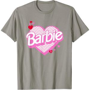imageBarbie Valentines Day Heart TShirtSlate Grey