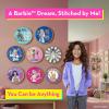 image:imageOfficially Licensed Barbie Beginner Embroidery Kit for Kids Ages 812  8 Designs 2 Hoops Needles Thread  Complete Sewing Arts and Crafts Gift for Girls