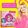 image:imageOfficially Licensed Barbie Beginner Embroidery Kit for Kids Ages 812  8 Designs 2 Hoops Needles Thread  Complete Sewing Arts and Crafts Gift for Girls