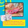 image:imageOfficially Licensed Barbie Cross Stitch Kit for Kids Ages 612  7 Keychain Embroidery Projects Arts amp Crafts Gift for Girls DIY Needlepoint Starter Kit