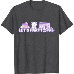 image:imageBarbie Birthday Lets Party TShirtDark Heather Grey