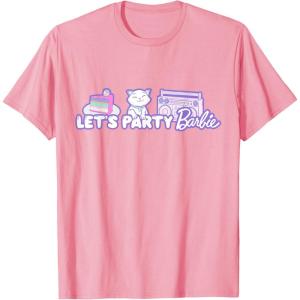 image:imageBarbie Birthday Lets Party TShirtPink