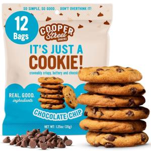 image:imageCooper Street Snacks Its Just a Cookie  Thin amp Crispy Butter Cookies Nut Soy amp Seed Oil Free School Safe For Kids Or Lunchbox For Adults  Barbie Birthday Cake  12 Pack 125ozChocolate Chip
