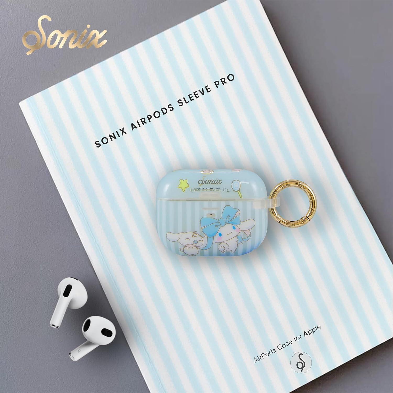 image:imageSonix x Barbie Cases for AirPods Pro 1st Gen  Hard Cover Protective Case for Apple AirPods Pro Gen 1  Vintage BarbieCinna moroll Lovely Ribbons