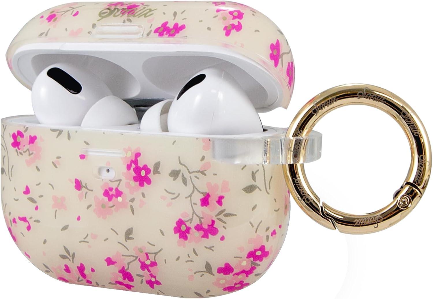 image:imageSonix x Barbie Cases for AirPods Pro 1st Gen  Hard Cover Protective Case for Apple AirPods Pro Gen 1  Vintage BarbieCottage Floral Pink