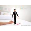 image:imageBarbie Fashion amp Accessories Pack Bridal Set with Groom Outfit for Ken Doll with Tuxedo Shoes Watch Wedding Cake with Tray amp Bouquet