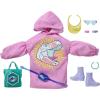 image:imageBarbie Fashion Pack of Doll Clothes Inspired by Jurassic World Collectible Set Includes Sweatshirt Hoodie Dress with Dinosaur Graphic amp 8 Accessories