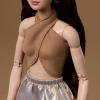 image:imageBarbie Basics Model Collector Fashion Doll 06 with Brunette Hair Shimmery Golden Skirt amp Halter Universalfit Fashions Posable Body