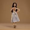 image:imageBarbie Basics Model Collector Fashion Doll 06 with Brunette Hair Shimmery Golden Skirt amp Halter Universalfit Fashions Posable Body