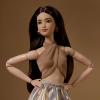 image:imageBarbie Basics Model Collector Fashion Doll 06 with Brunette Hair Shimmery Golden Skirt amp Halter Universalfit Fashions Posable Body