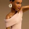 image:imageBarbie Basics Model Collector Fashion Doll 08 with Brunette Hair in Tan Dress amp Strappy Heels Universalfit Fashions amp Posable Body