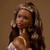 image:imageBarbie Basics Model Collector Fashion Doll 09 with Brunette Hair in Golden Dress amp Strappy Heels Universalfit Fashions amp Posable Body