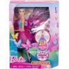 image:imageBarbie Dance and Flutter Doll with 2in1 Transformation from Dancer to Butterfly with Opening Wings Purple Hair Headpiece amp Removable Tutu