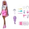 image:imageBarbie Rainbow Sparkle Hair Doll ExtraLong and Colorful Hair with 12 Styling Accessories Like Glitter Tube Brush Clips Dryer and MoreBarbie 2