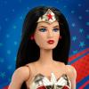image:imageBarbie Signature Doll Wonder Woman Collectible with Doll Stand in Red and Blue Tank Suit with Golden Accessories Like Lasso Headpiece and Belt