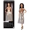 image:imageBarbie Basics Model Collector Fashion Doll 06 with Brunette Hair Shimmery Golden Skirt amp Halter Universalfit Fashions Posable Body