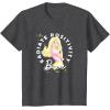 image:imageBarbie  Radiate Positivity Watercolor Dreams TShirtDark Heather Grey
