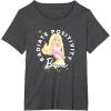 image:imageBarbie  Radiate Positivity Watercolor Dreams TShirtDark Heather Grey
