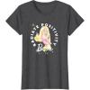 image:imageBarbie  Radiate Positivity Watercolor Dreams TShirtDark Heather Grey